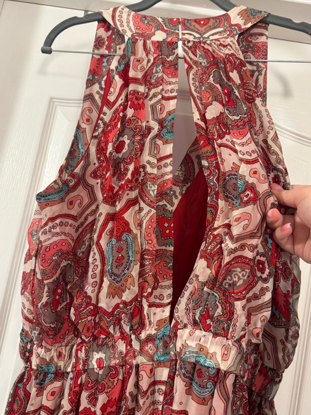 Ramy Brook Savanna Printed High-Low Dress - Picture 4 of 9